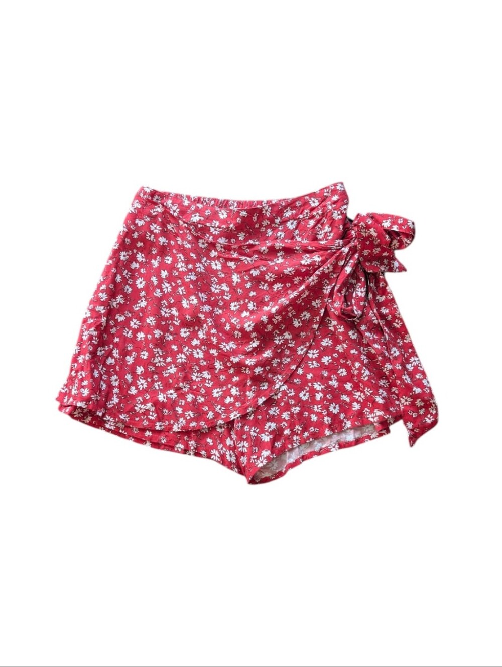 Japna Floral Wrap Side Tie Skort NWT